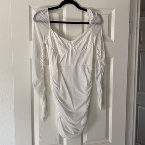 Hello Molly White Bodycon Dress